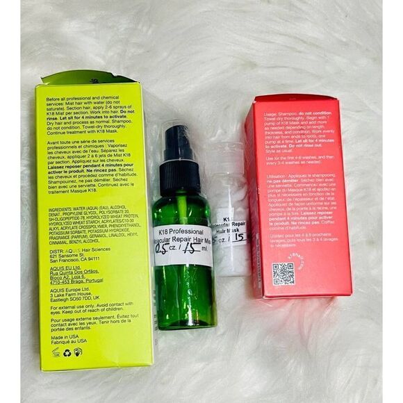 K18 15 Ml Each K18 Professional Hair Mist & Repair Mask - Picture 3 of 4